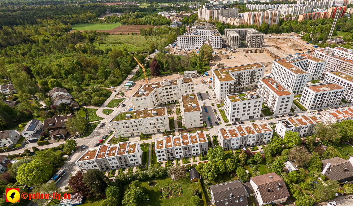 17.05.2023 - Baustelle Alexisquartier und Pandion Verde in Neuperlach